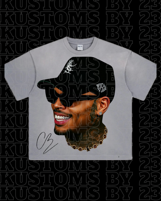 Chris Brown “Breezy XX Bowl” Concert 25’ Tees w/ MoneyOnMyMind Clo. Website Barcode