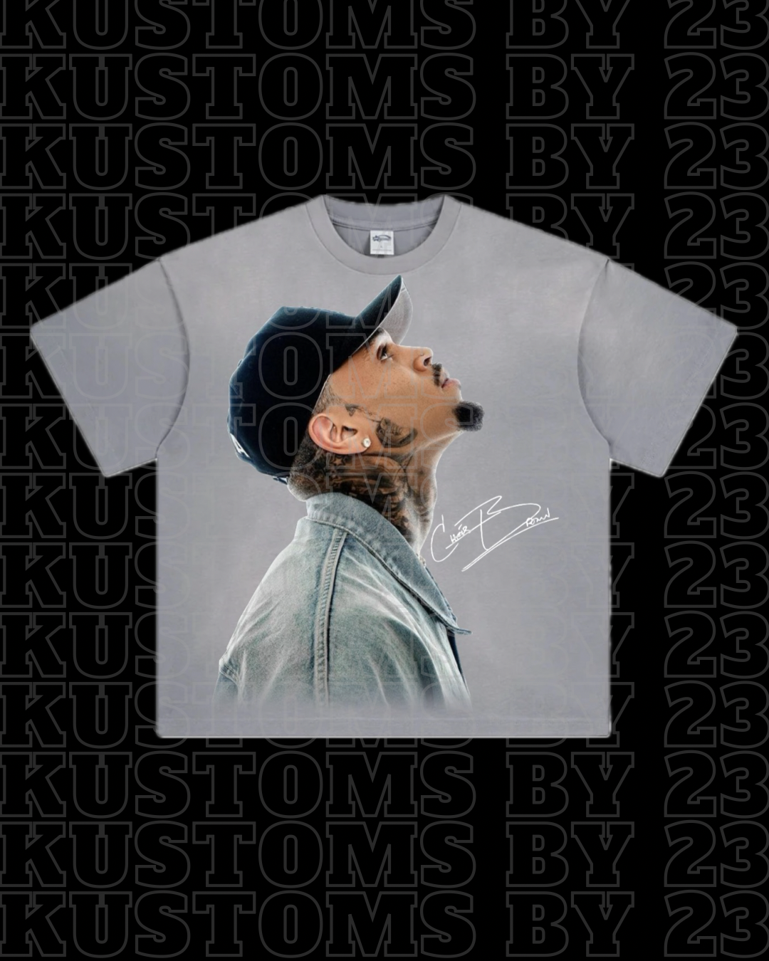 Chris Brown “Breezy XX Bowl” Concert 25’ Tees w/ MoneyOnMyMind Clo. Website Barcode