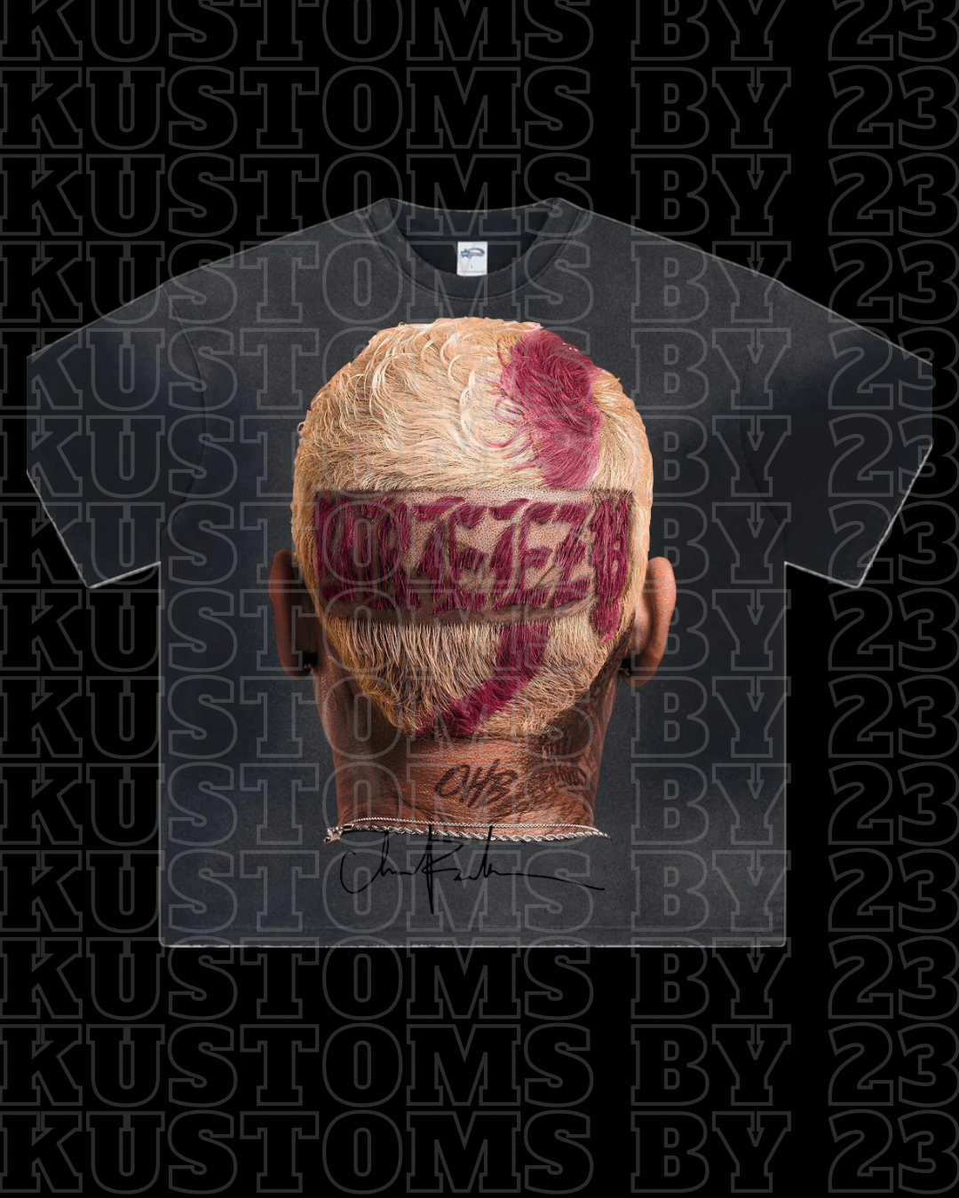 Chris Brown “Breezy XX Bowl” Concert 25’ Tees w/ MoneyOnMyMind Clo. Website Barcode