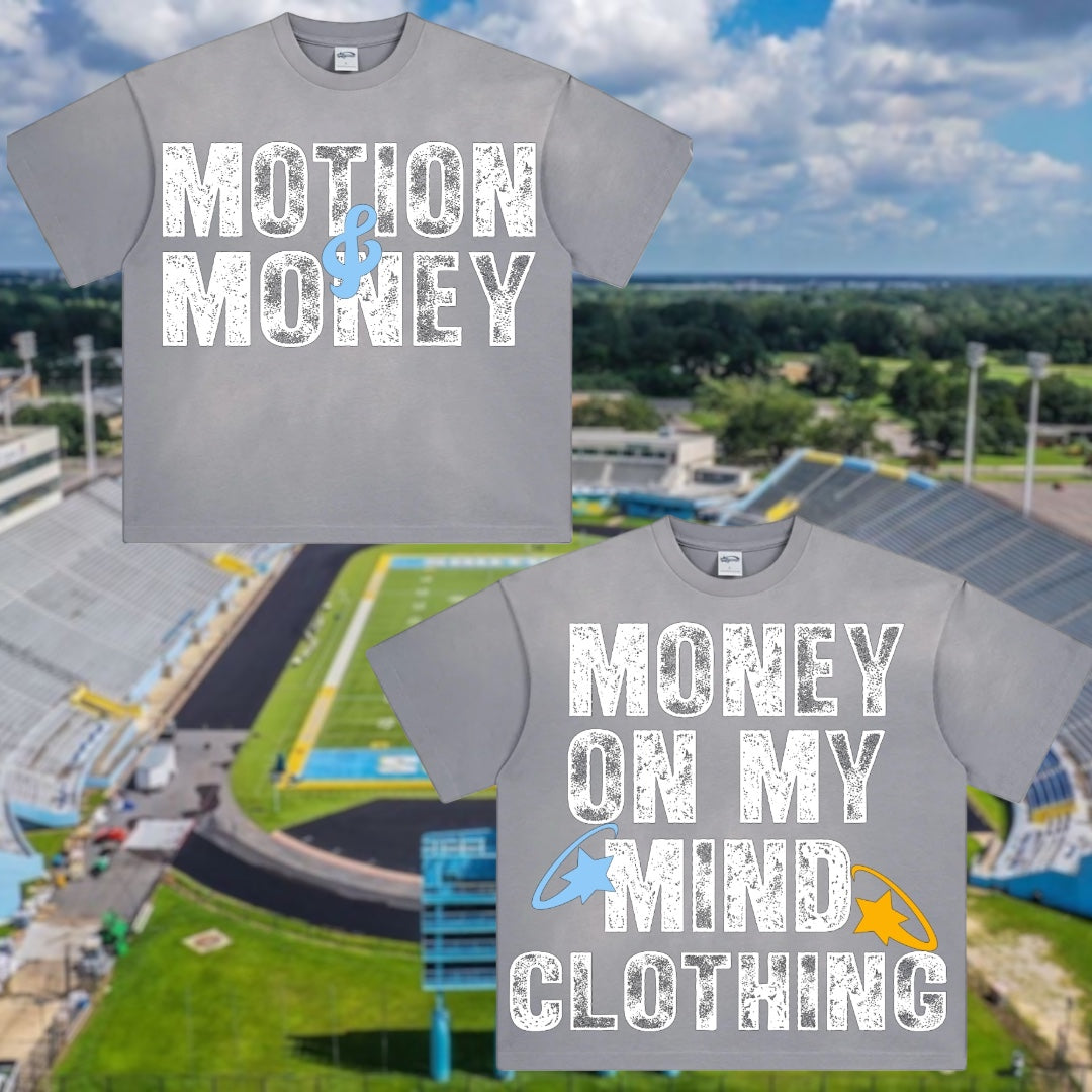 Southern Univ. Homecoming 25’ “Motion & Money” Acid Wash Tee