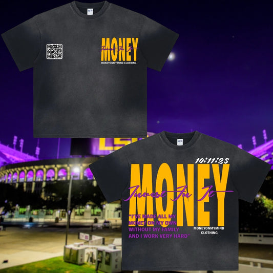 LSU Homecoming 25’ “Invest In It Money” Tee