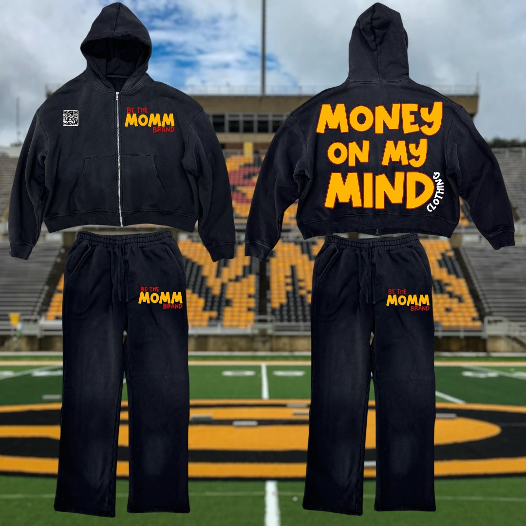 GSU Homecoming 25’ “MOMM Be The Brand” Zip-Up Sweatsuit