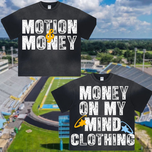 Southern Univ. Homecoming 25’ “Motion & Money” Acid Wash Tee