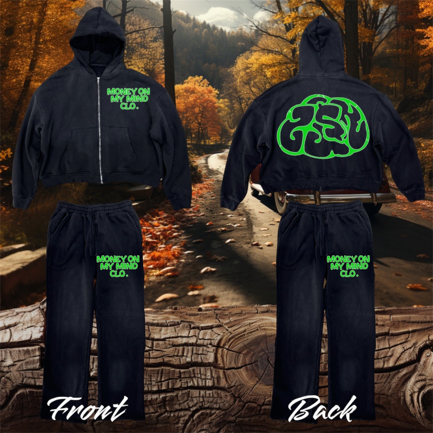 Sun-Dried Distressed Sweatsuit Set