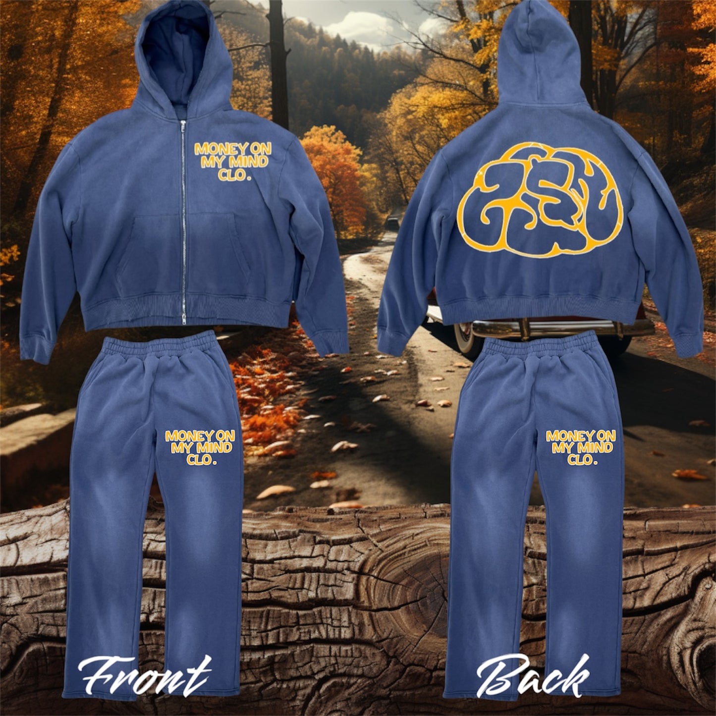 Sun-Dried Distressed Sweatsuit Set